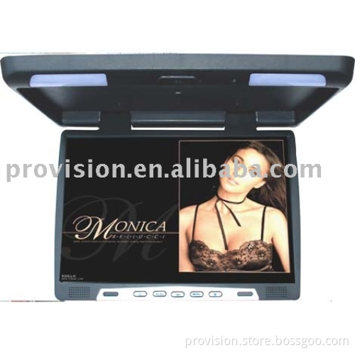 17"roof mounted car monitor with TV,IR/VGA